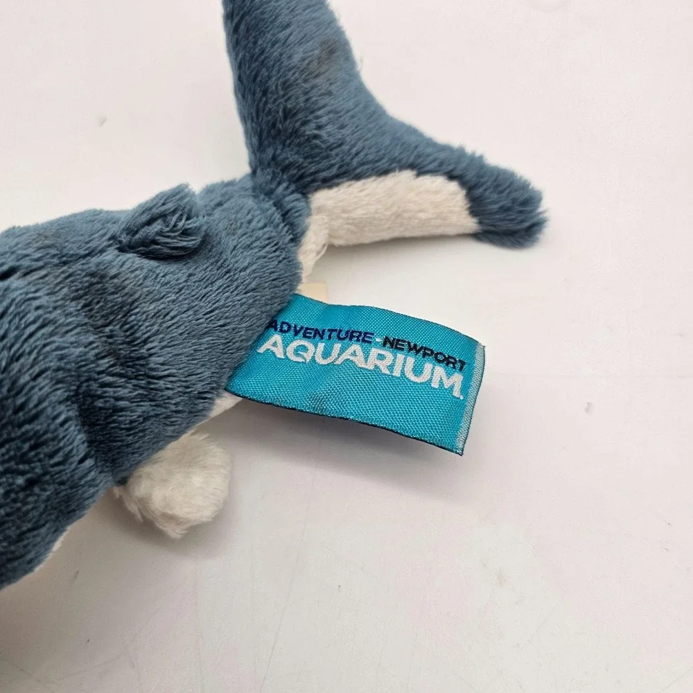 Newport Aquarium Shark Plush Stuffed Animal Toy Small Blue Soft Washable Cute